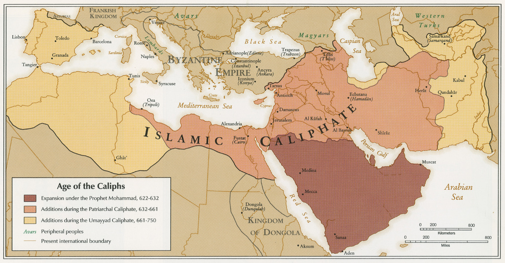 Аббасидский исламский халифат, основной цивилизационный противник Западной цивилизации в 622-750 гг. (Фото: www.islametinfo.fr)