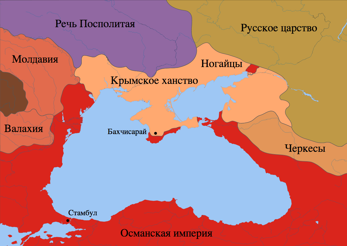 Крымское ханство, 1600 год н.э.