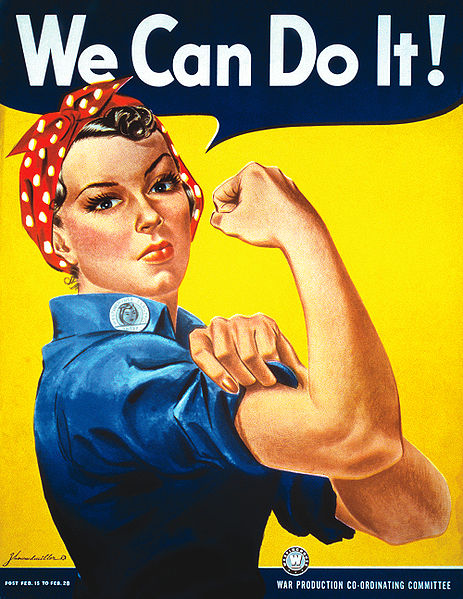 Американский постер "Мы можем!", 1943 год.
